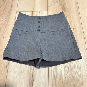 HAE Gray Women's High-Waisted Shorts